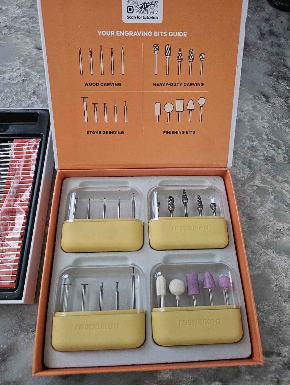 Resparked Customizer Engraving Pen + Ultimate Bits Collection Bundle READ
